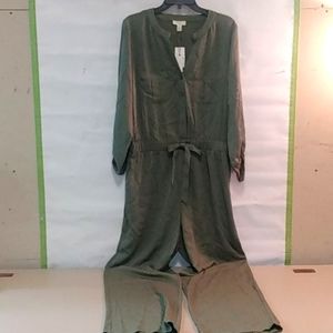 Cupio Women's Olive Green Jumpsuit